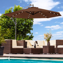 Afbeelding in Gallery-weergave laden, Floraya - Zweefparasol 300 of 350cm - LED verlichting - Div. Kleuren