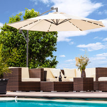 Afbeelding in Gallery-weergave laden, Floraya - Zweefparasol 300 of 350cm - LED verlichting - Div. Kleuren