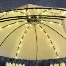 Afbeelding in Gallery-weergave laden, Floraya - Prieel DeLuxe Rond - 350cm - LED verlichting - Solar - 4 kleuren