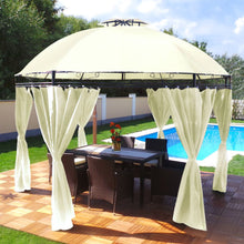 Afbeelding in Gallery-weergave laden, Floraya - Prieel DeLuxe Rond - 350cm - LED verlichting - Solar - 4 kleuren