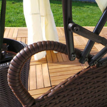 Afbeelding in Gallery-weergave laden, Floraya - Lounge eiland - 180/210cm - LED verlichting - met kussenset - 3 kleuren