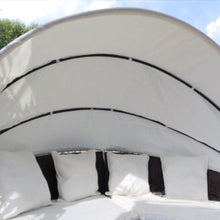 Afbeelding in Gallery-weergave laden, Floraya - Lounge eiland - 180/210cm - LED verlichting - met kussenset - 3 kleuren