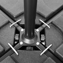 Afbeelding in Gallery-weergave laden, Floraya - Parasolvoet tegels - 4 stuks - 50x50x8 cm - vulbaar