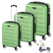 Afbeelding in Gallery-weergave laden, Floraya - 3- Delige kofferset - Napoli - afneembare wielen - Div. Kleuren