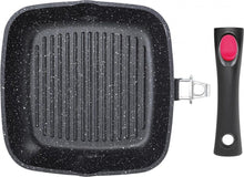 Afbeelding in Gallery-weergave laden, Floraya - Kinghoff Grillpan met afneembaar handvat - 24x24x4.5 cm