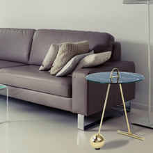 Afbeelding in Gallery-weergave laden, Floraya - Bijzettafel Pendulo - Zwart/Goud of Wit/Goud - 46x46x60 cm