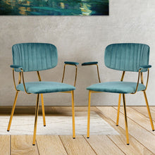 Afbeelding in Gallery-weergave laden, Floraya - Set 2 eetkamerstoelen Gisella - Diverse kleuren - Draagkracht 120KG