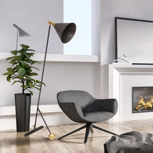 Afbeelding in Gallery-weergave laden, Floraya - Vloerlamp Cornita - Goud of Zilver - 42x30x148 cm (LxBxH)