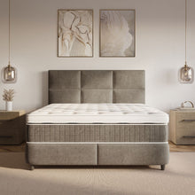 Afbeelding in Gallery-weergave laden, Floraya - Boxspring Verdo Taupe met opbergruimte - 140/160/180x200/210/220cm