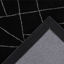 Afbeelding in Gallery-weergave laden, Floraya - Vloerkleed Bijou - Zwart - Diverse afmetingen - 13mm dik - Laagpolig