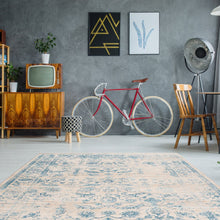 Afbeelding in Gallery-weergave laden, Floraya - Vloerkleed Barok - Blauw - Diverse afmetingen - 10mm dik - Laagpolig