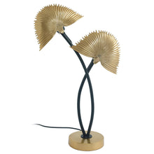 Afbeelding in Gallery-weergave laden, Floraya - Tafellamp Twinflame - Goud of Zilver - 38x16x60 cm