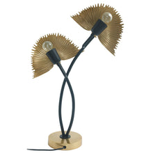Afbeelding in Gallery-weergave laden, Floraya - Tafellamp Twinflame - Goud of Zilver - 38x16x60 cm