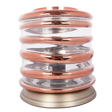 Afbeelding in Gallery-weergave laden, Floraya - Tafellamp Aladdin - Glas - Champagne/Koper - 20x20x21 cm