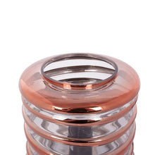 Afbeelding in Gallery-weergave laden, Floraya - Tafellamp Aladdin - Glas - Champagne/Koper - 20x20x21 cm