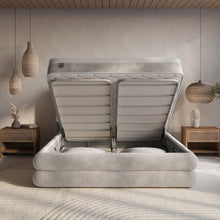 Afbeelding in Gallery-weergave laden, Floraya - Boxspring Halo Taupe - met opbergruimte - 160/180 x 200cm