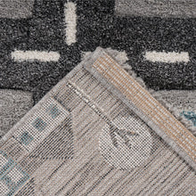 Afbeelding in Gallery-weergave laden, Floraya - Vloerkleed - Auto speelkleed - Grijs - 80x150cm - Laagpolig