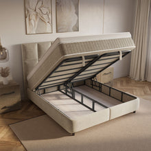 Afbeelding in Gallery-weergave laden, Floraya - Boxspring Neroli Beige met opbergruimte - 140/160/180x200/210/220cm