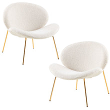 Afbeelding in Gallery-weergave laden, Floraya - Set 2 stoelen - teddy/boucle - Diverse kleuren - Draagkracht 150KG