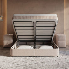 Afbeelding in Gallery-weergave laden, Floraya - Boxspring Horizon Beige - met opbergruimte - 140/160/180 x 200cm