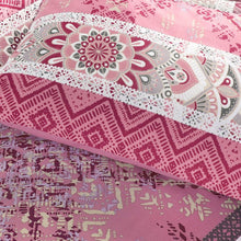Afbeelding in Gallery-weergave laden, Floraya - Dekbedovertrekset Mandala - Diverse afmetingen - Roze/Multi