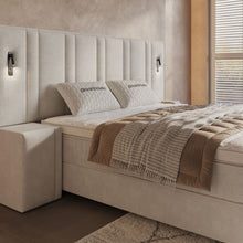 Afbeelding in Gallery-weergave laden, Floraya - Boxspring Royal XL Beige - met opbergruimte - 160/180 x 200cm