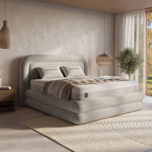 Afbeelding in Gallery-weergave laden, Floraya - Boxspring Halo Taupe - met opbergruimte - 160/180 x 200cm