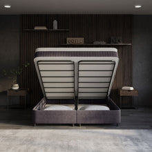 Afbeelding in Gallery-weergave laden, Floraya - Boxspring Allure Antraciet - met opbergruimte - 140/160/180 x 200cm