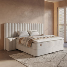 Afbeelding in Gallery-weergave laden, Floraya - Boxspring Imperial XL Beige - met opbergruimte - 160/180 x 200cm