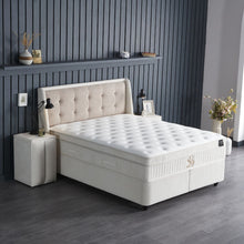 Afbeelding in Gallery-weergave laden, Floraya - Boxspring Perla Beige - met opbergruimte - 160/180 x 200cm