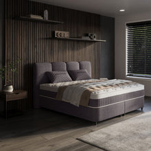 Afbeelding in Gallery-weergave laden, Floraya - Boxspring Allure Antraciet - met opbergruimte - 140/160/180 x 200cm
