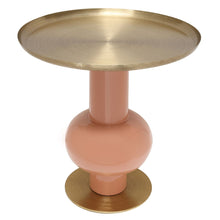 Afbeelding in Gallery-weergave laden, Floraya - Bijzettafel Art Deco - Perzik/Goud - 50x50x50 cm