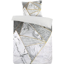 Afbeelding in Gallery-weergave laden, Floraya - Dekbedovertrekset Chique - Diverse afmetingen - Goud/Wit/Grijs