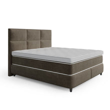 Afbeelding in Gallery-weergave laden, Floraya - Boxspring Verdo Taupe met opbergruimte - 140/160/180x200/210/220cm