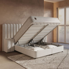 Afbeelding in Gallery-weergave laden, Floraya - Boxspring Imperial XL Beige - met opbergruimte - 160/180 x 200cm