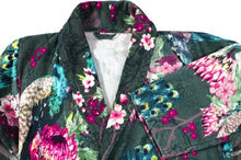 Afbeelding in Gallery-weergave laden, Floraya - Badjas Blossom - Groen - Diverse Maten - Unisex - 100% katoen
