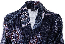 Afbeelding in Gallery-weergave laden, Floraya - Badjas Xiang - Blauw - Diverse Maten - Unisex - 100% katoen