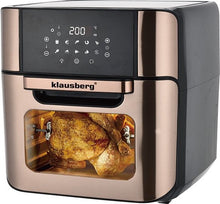 Afbeelding in Gallery-weergave laden, Floraya - Heteluchtoven - Klausberg - 12L - 3 bakplaten - Touchscreen - 1800W