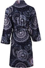 Afbeelding in Gallery-weergave laden, Floraya - Badjas Xiang - Blauw - Diverse Maten - Unisex - 100% katoen