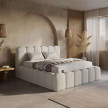 Afbeelding in Gallery-weergave laden, Floraya - Boxspring Harmony Beige - met opbergruimte - 140/160/180 x 200cm