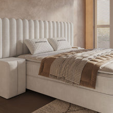Afbeelding in Gallery-weergave laden, Floraya - Boxspring Imperial XL Beige - met opbergruimte - 160/180 x 200cm