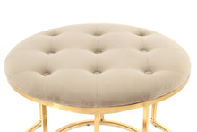 Afbeelding in Gallery-weergave laden, Floraya - Poef Jamilla - Set 2 stuks - Diverse kleuren - Draagvermogen 120KG