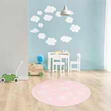 Afbeelding in Gallery-weergave laden, Floraya - Vloerkleed - Snowflake - Roze - 120x180cm / 160x160cm - Laagpolig