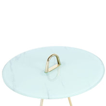 Afbeelding in Gallery-weergave laden, Floraya - Bijzettafel Pendulo - Zwart/Goud of Wit/Goud - 46x46x60 cm