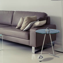 Afbeelding in Gallery-weergave laden, Floraya - Bijzettafel Pendulo - Zwart/Zilver of Wit/Zilver - 46x46x60 cm