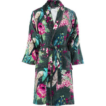 Afbeelding in Gallery-weergave laden, Floraya - Badjas Blossom - Groen - Diverse Maten - Unisex - 100% katoen