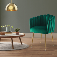 Afbeelding in Gallery-weergave laden, Floraya - Eetkamerstoel schelp - Diverse kleuren - Maximale draagkracht 150KG