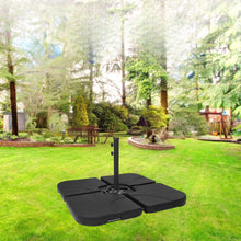 Afbeelding in Gallery-weergave laden, Floraya - Parasolvoet tegels - 4 stuks - 50x50x8 cm - vulbaar