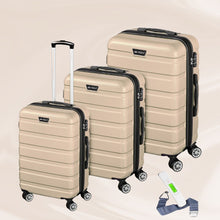 Afbeelding in Gallery-weergave laden, Floraya - 3- Delige kofferset - Napoli - afneembare wielen - Div. Kleuren