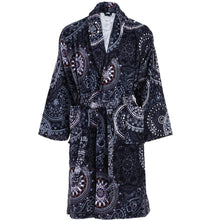 Afbeelding in Gallery-weergave laden, Floraya - Badjas Xiang - Blauw - Diverse Maten - Unisex - 100% katoen